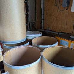 55 Gallon Fiber Drums - Free
