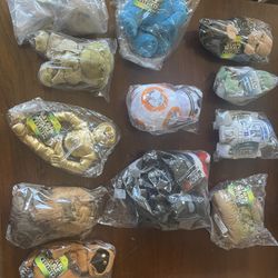 Vintage 1997 Star Wars Plush Toys And Beanies And More!