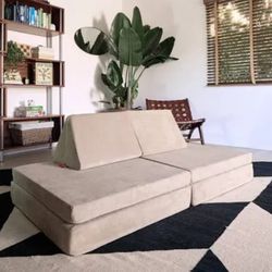 Nugget Couch (double-brushed microsuede)