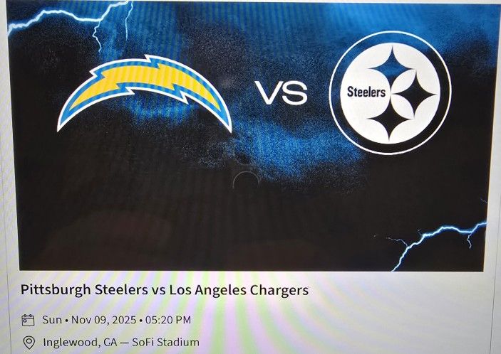 LA Chargers vs Pittsburgh Steelers