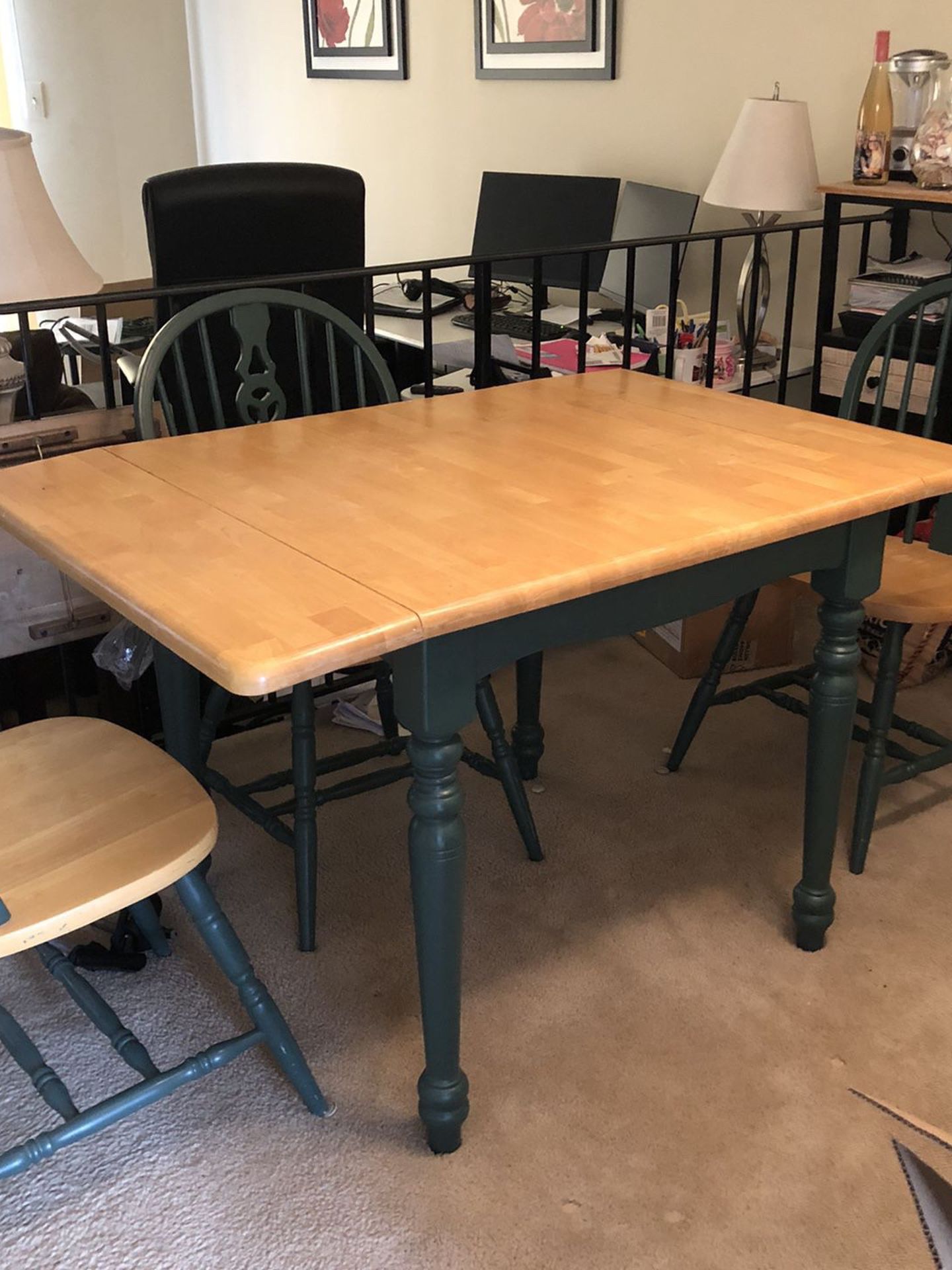 PRICE REDUCED Oak Table With 4 Chairs