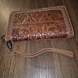 Leather Wristlet