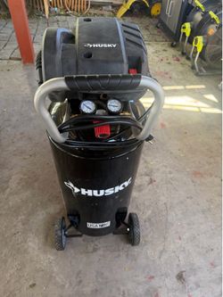 Husky 20 Gal. 200 PSI Oil Free Portable Vertical Electric Air Compressor
