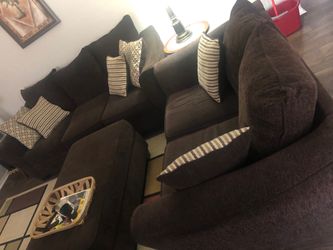 Brown couch