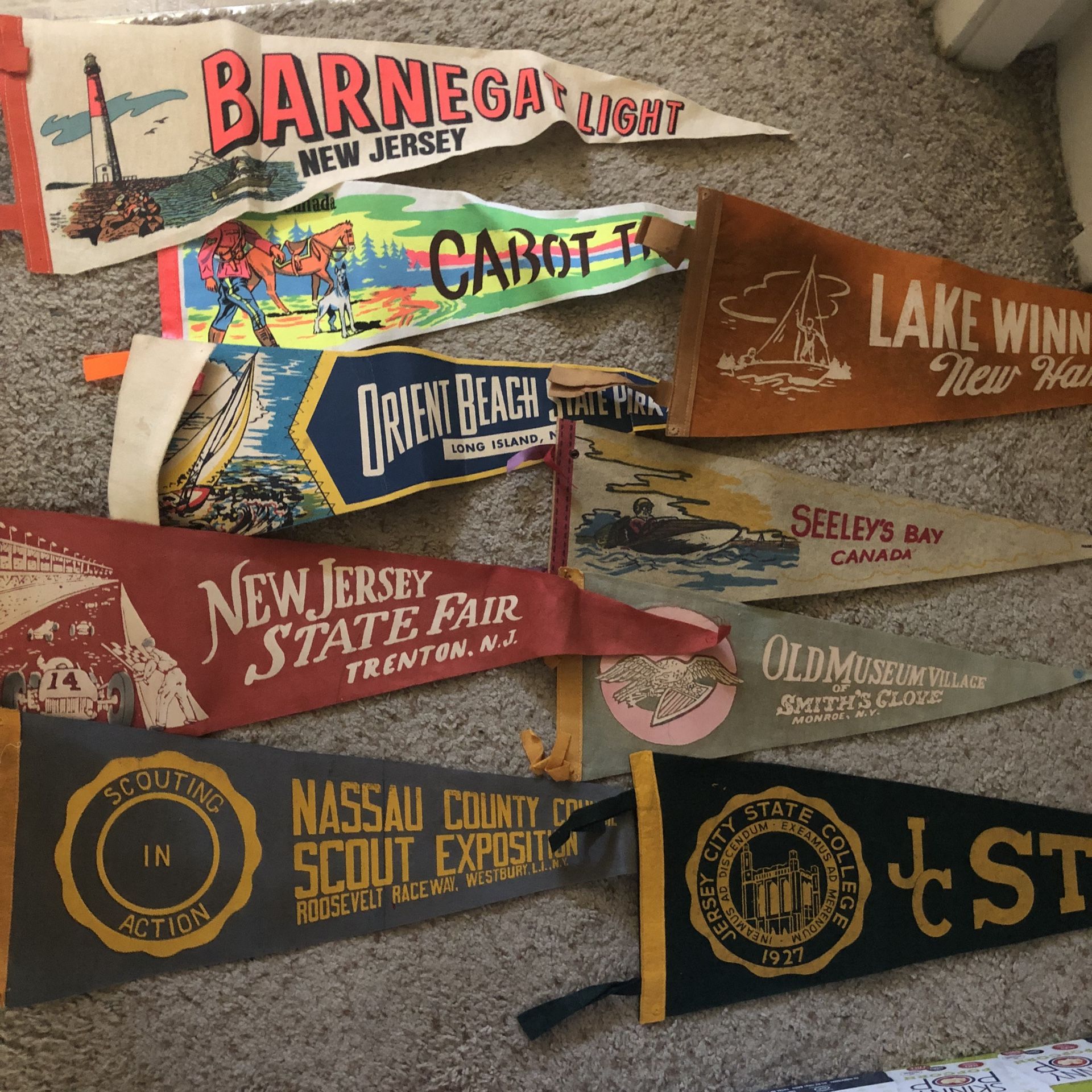 Vintage Pennant Flags