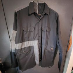 Dickies Liam Hodges Limited Black/Grey Patchwork Shirt XL