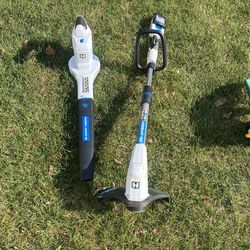 Hart Blower & Trimmer And 2 Handheld Spreader
