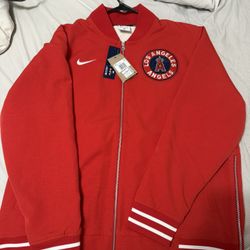 New Authentic LA Angels Bomber Jacket 2XL