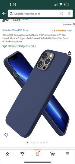 iPhone 13 Pro Max Soft Rubber Gel Case