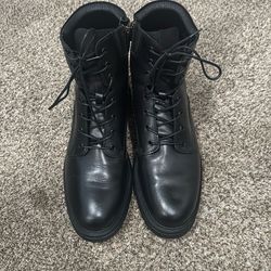 Hugo Boss Combat Leather Booots