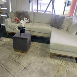 Modern White sectional On Promo
