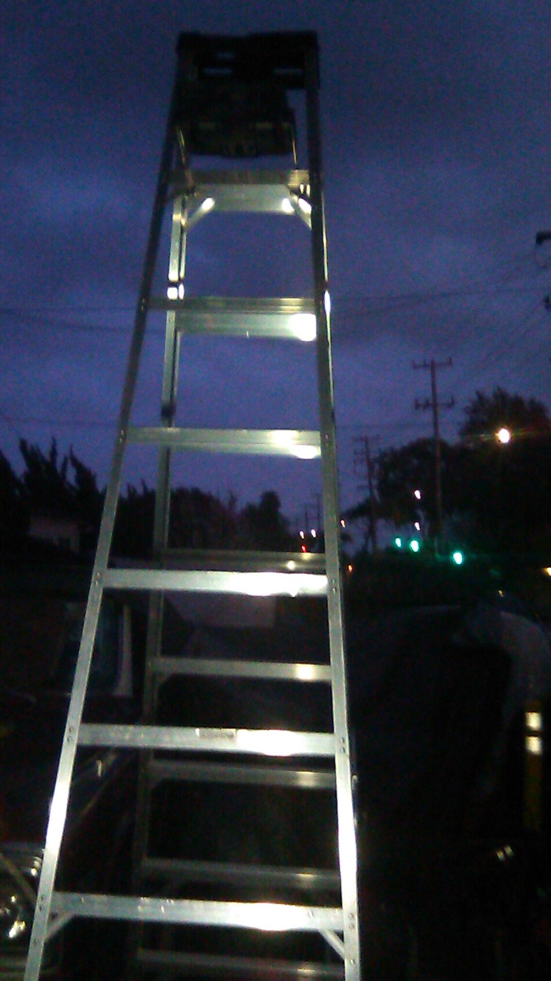 Werner 10ft a frame aluminum ladder