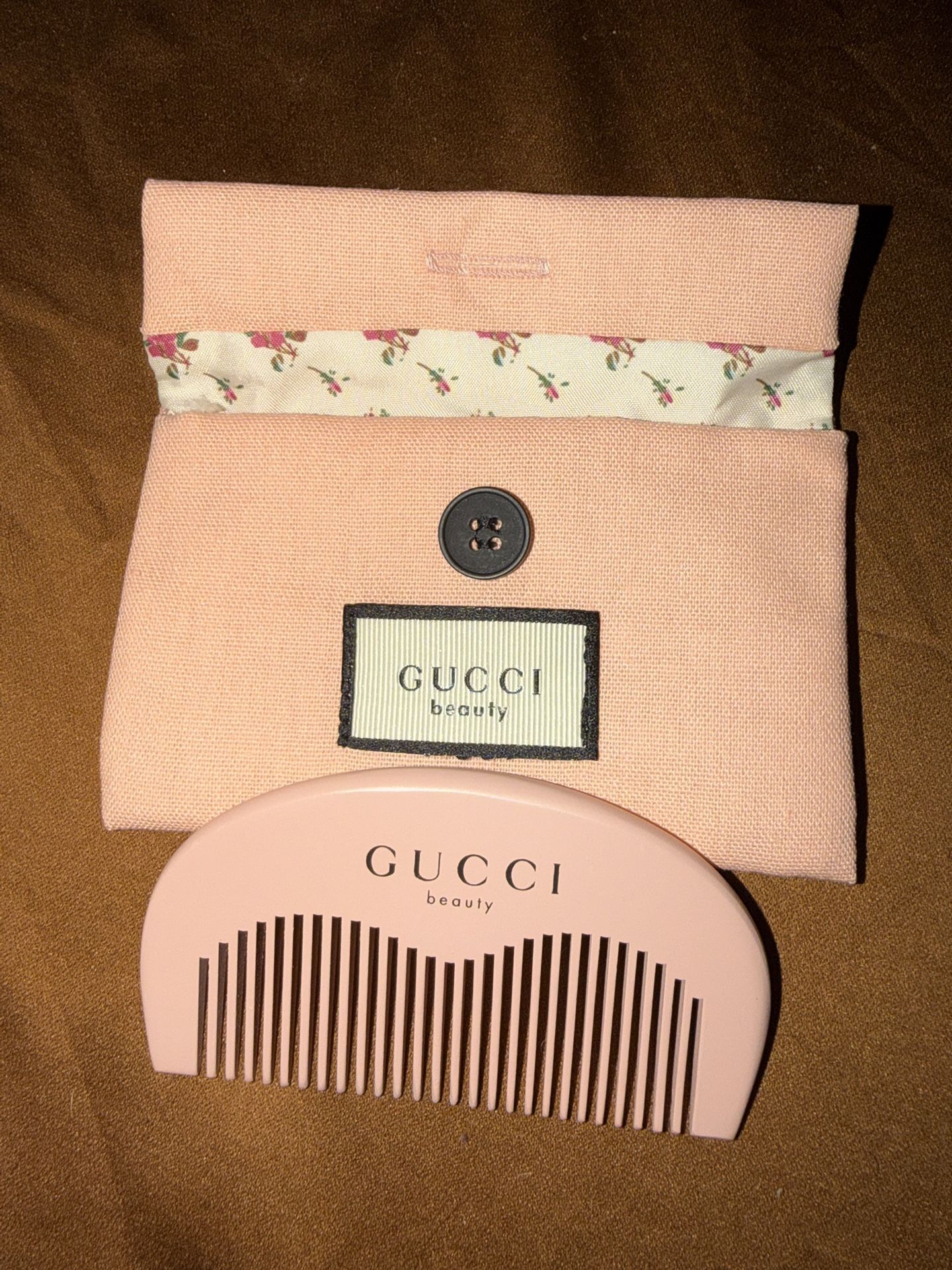 Gucci Comb and Floral Pouch