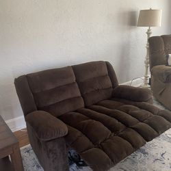 Ashley Furniture Recliner And Oversized Chair 