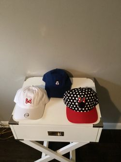 3 gorras de mini mouse