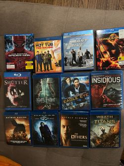 BLU RAY MOVIES LOT - fast five, Spider-Man, Harry Potter and more