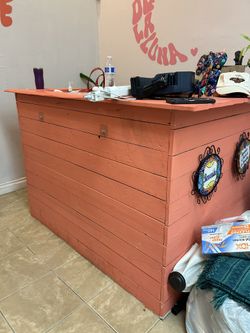 Cashier Wood Desk