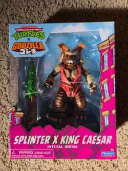 TMNT X Godzilla Splinter X King Caesar