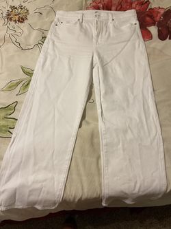 7 for all mankind cropped wide leg jeans, size 30 