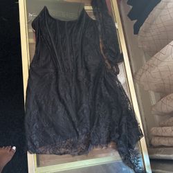 Fashion Nova Lace Corset Dress