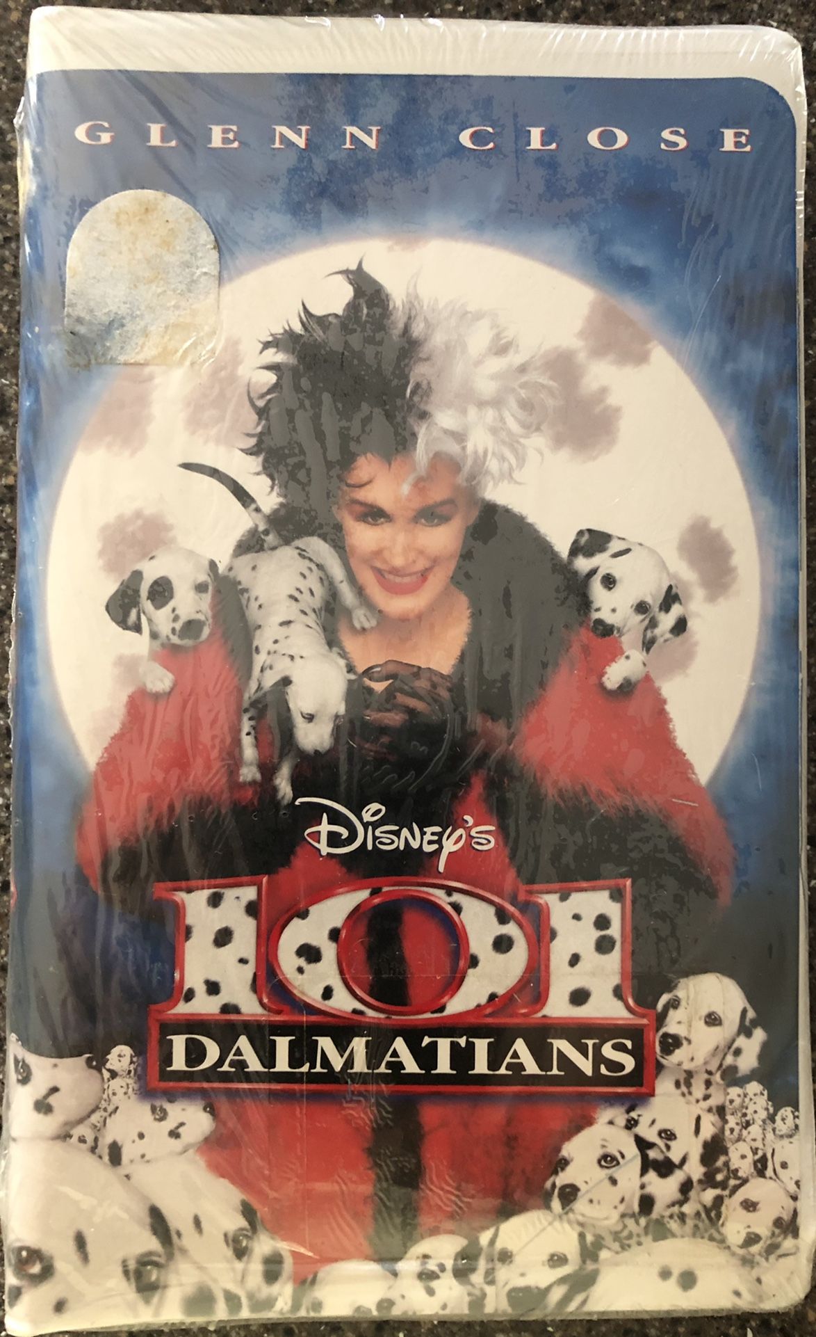 Vintage 101 Dalmatians Glenn Close(VHS, 1997, ClamShell) Disney Sealed