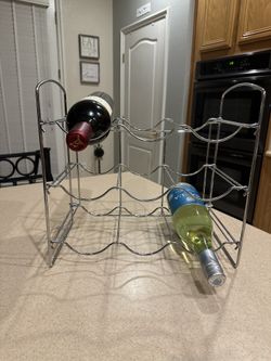 Wine Rack - Adjustable - Holds Up To Bottles