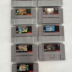 Super Nintendo Game Lot SNES