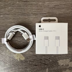 Apple Woven C To C Type Charger 