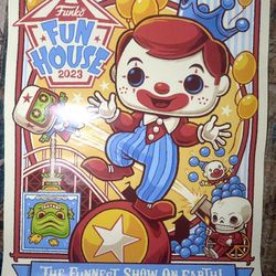 Funko Wondercon Fun House 2023 Exclusive Clown Poster 16x24