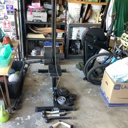 Work Out Station And Weights 