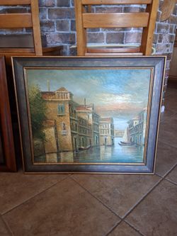 Venice Paris Fountain Paintings