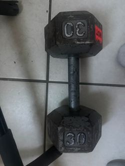 30 lbs dumbells