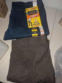 Wrangler And Carhartt Pants