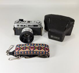 Yashica Electro 35 GS Rangefinder 35mm Film Camera with Color DX f/1.7 45mm Lens