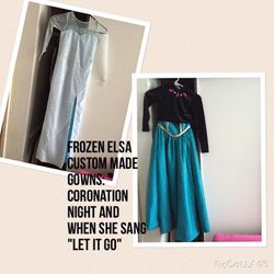 Frozen Elsa Gowns