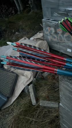 Eight bear razor hunting arrows