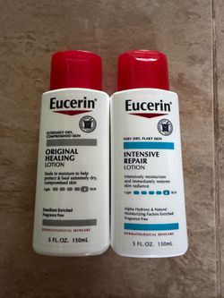 2 Eucerin Intensive Repair Lotion 5oz 48 Hour Hydration Fragrance Free