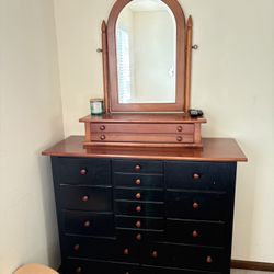 Dresser And Mantle Mirror 