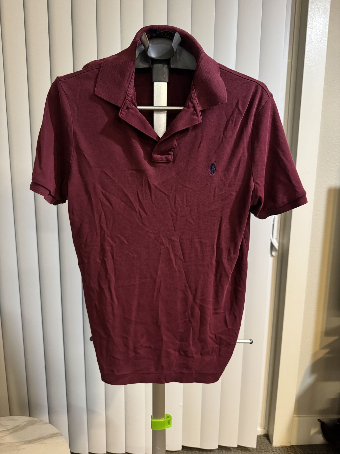 Polo Ralph Lauren Men’s Burgundy Short Sleeve Polo Shirt - Size Small