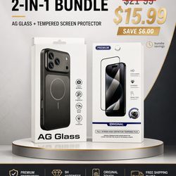 2-in-1 MagSafe Case + Screen Protector for iPhone 17 / 17 Pro / 17 Pro Max