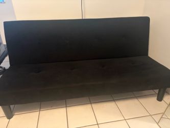 Sofá cama negro