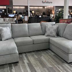 OM• $38 Initial • Brand New Gabyleigh Sectional With Chaise 