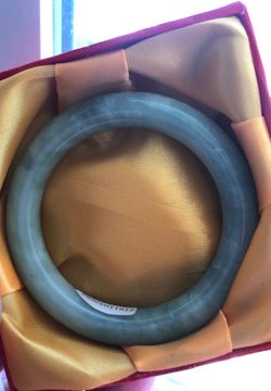 Certified A light green color jadeite jade bangle 52.7mm