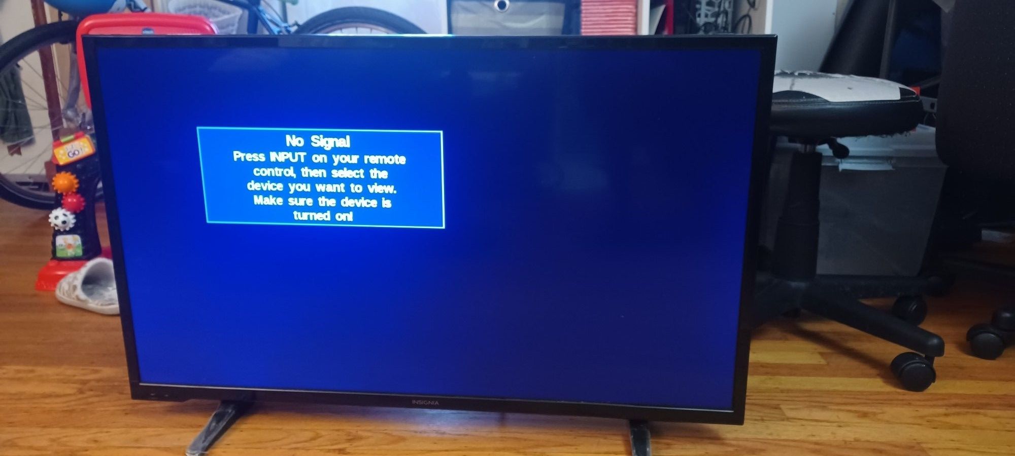 43 Inch 1080p Insignia TV.