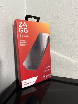 iPhone 15 pro Zagg privacy screen protector