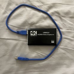 USB3.0 4K HDMI Video Capture Device With USB Cable
