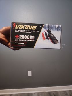 Viking 2000 amp lithium jump starter and power bank