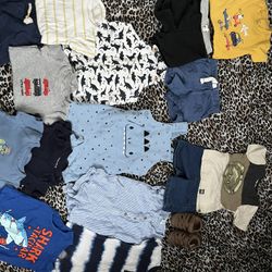 12-18 Month Baby Boy Clothing Lot And Shoes 