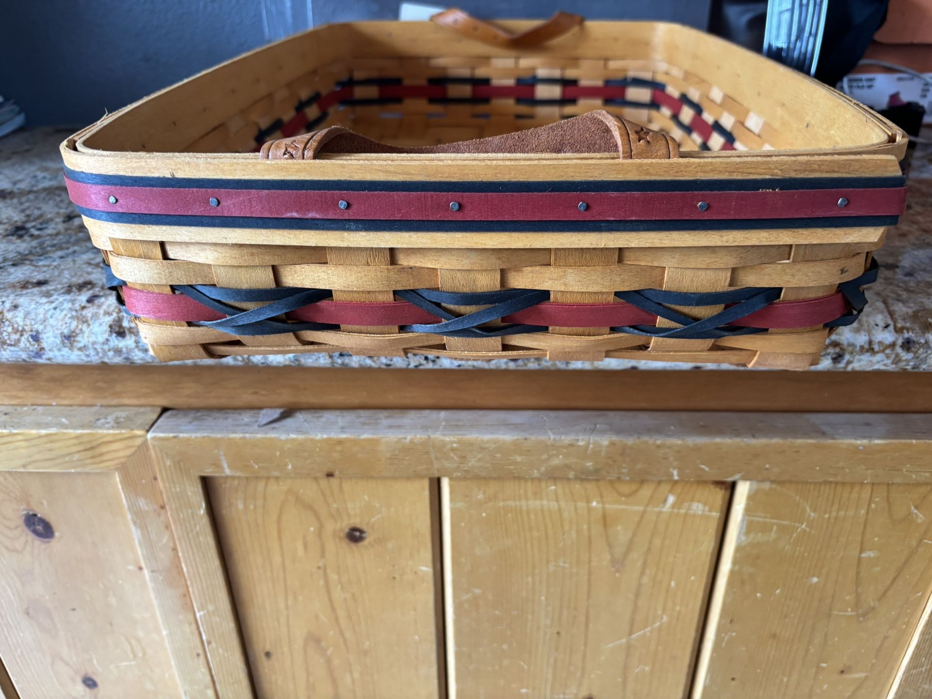 Longaberger 2000 NWT All American Hostess Only Service Basket Combo