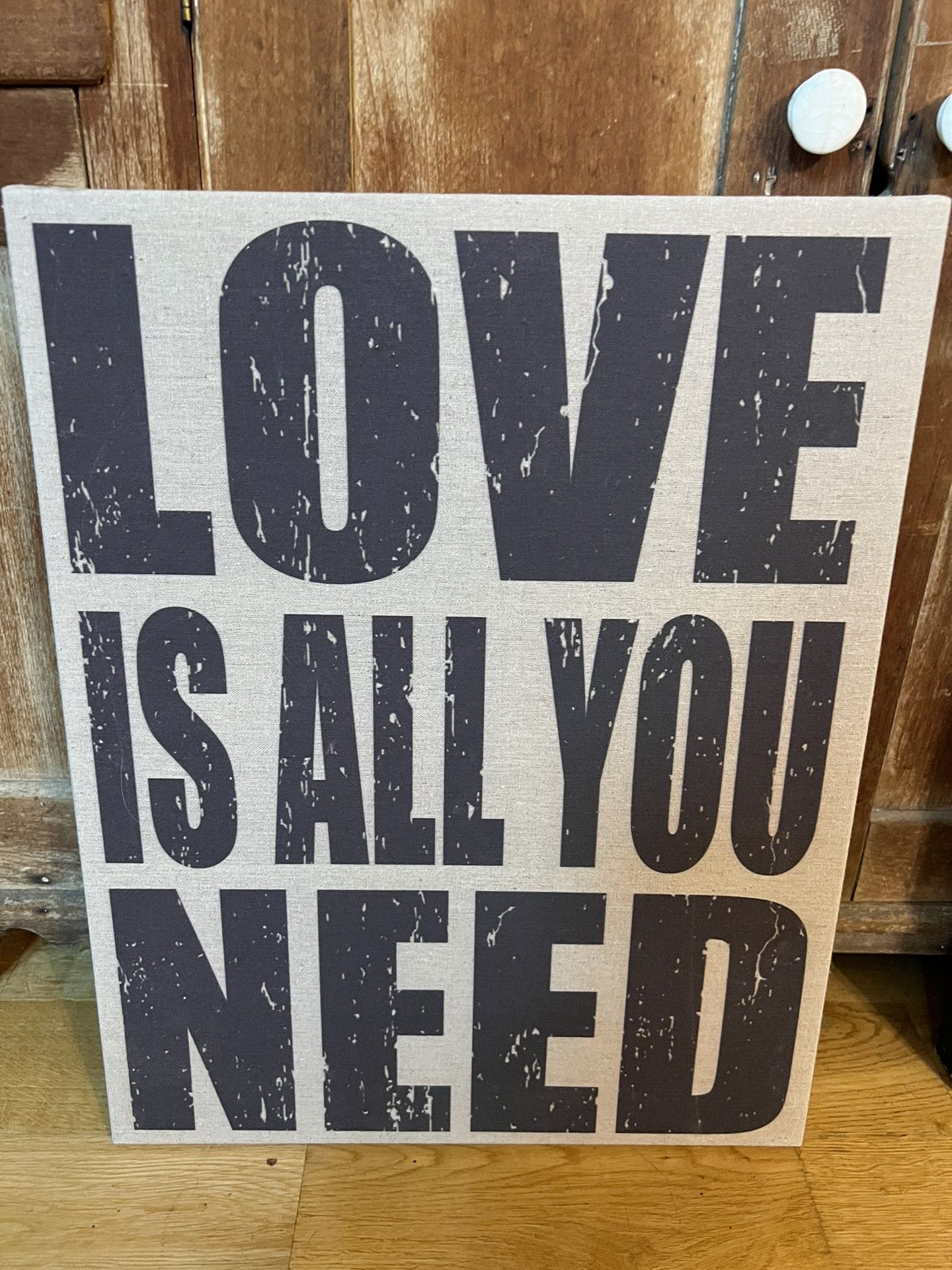 Love Is All You Need Canvas